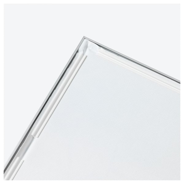 BJÖRKSTA Picture with frame, New York from above/aluminium-colour, 200x140 cm