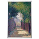 BJÖRKSTA Picture with frame, Rue St. Vincent in spring/aluminium-colour, 78x118 cm