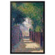 Option: BJÖRKSTA Picture with frame, Rue St. Vincent in spring/black, 78x118 cm