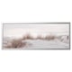 BJÖRKSTA Picture with frame, sand dunes/aluminium-colour, 140x56 cm