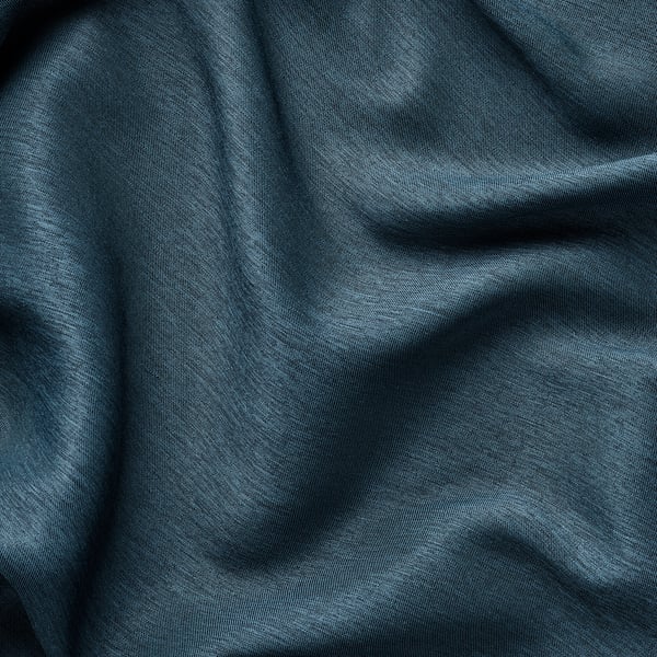 BLÅHUVA Block-out curtains, 1 pair, dark blue, 145x300 cm