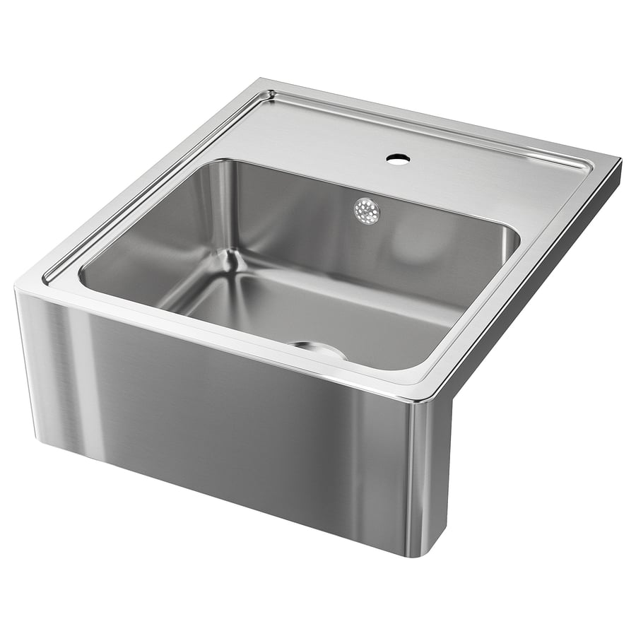 BREDSJÖN Sink bowl w visible front stainless steel IKEA