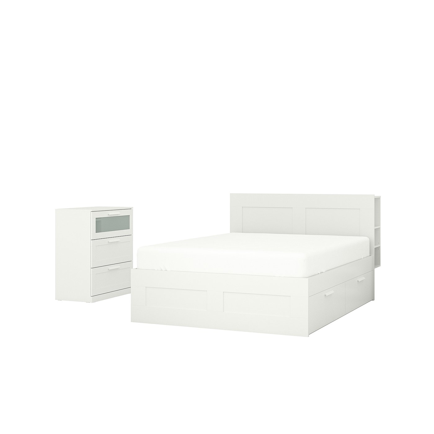 BRIMNES Bedroom furniture, set of 2