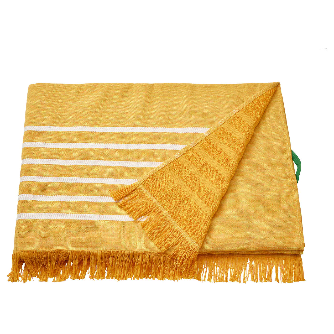BRÖGGAN bath sheet, yellow, 100x180 cm - IKEA