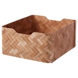 BULLIG Box, bamboo/brown, 32x35x16 cm