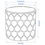 CHIAFRÖN Plant pot, in/outdoor green, 9 cm