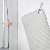 DOPPA Bathtub mat, light grey, 33x84 cm