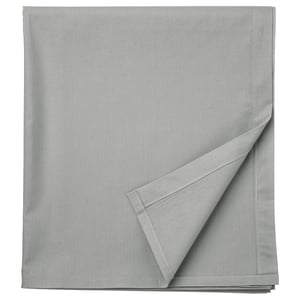 Grey DVALA cotton napkin, rectangular, folded, plain.