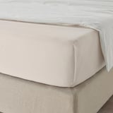 DVALA Sheet, beige, 240x260 cm