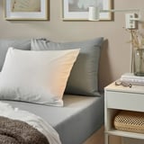 DVALA Sheet, light grey, 240x260 cm
