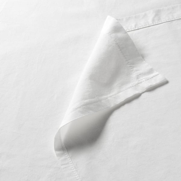 DVALA Sheet, white, 240x260 cm
