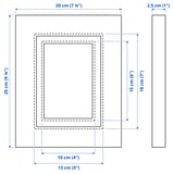 EDSBRUK Frame, white, 13x18 cm