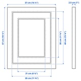 EDSBRUK Frame, white, 30x40 cm