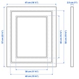EDSBRUK Frame, white, 40x50 cm