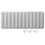EILIF Screen for desk, grey, 120x48 cm