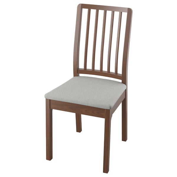 EKEDALEN Chair, brown/Orrsta light grey