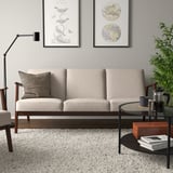 EKENÄSET 3-seat sofa, Kilanda light beige