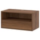 Option: EKET Media shelf, brown/walnut effect, 70x35x35 cm