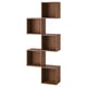 EKET Wall-mounted storage combination, walnut effect, 70x25x175 cm