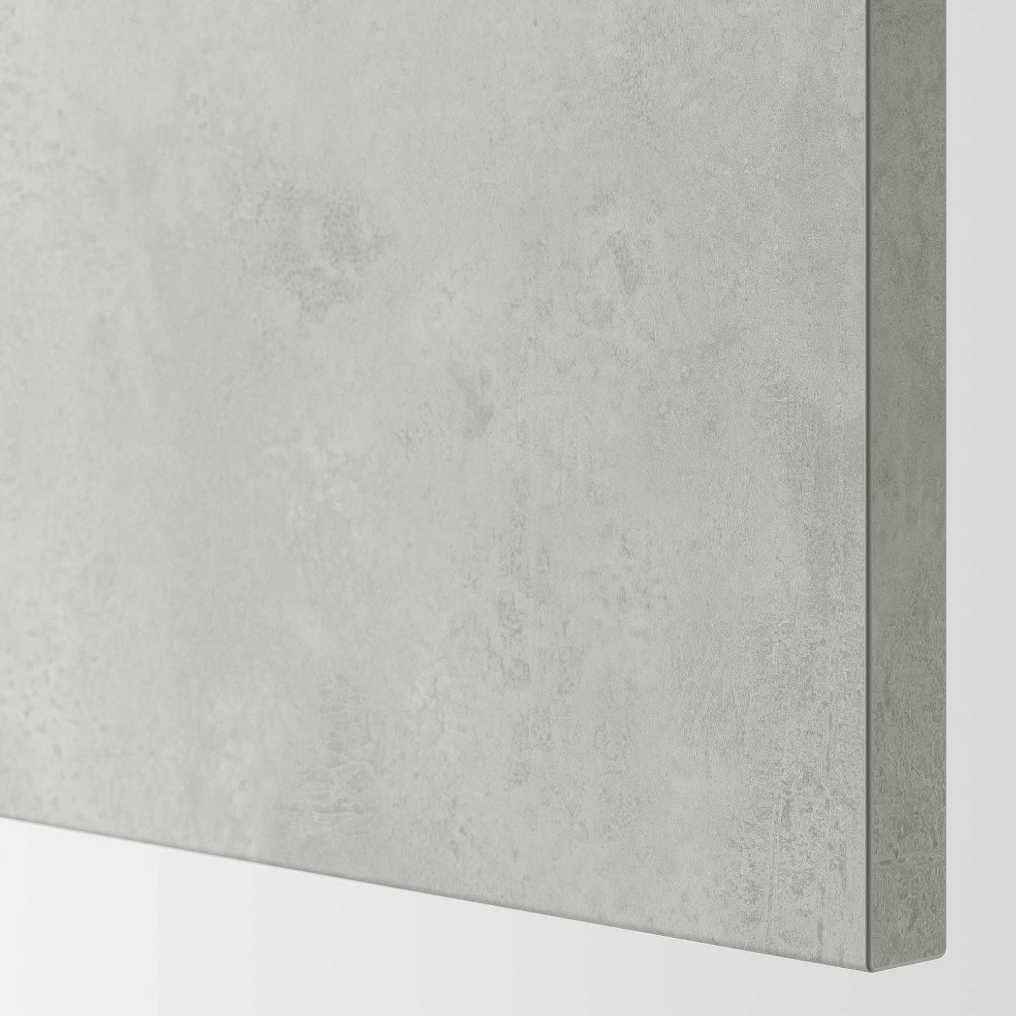 ENHET Corner kitchen, white/concrete effect