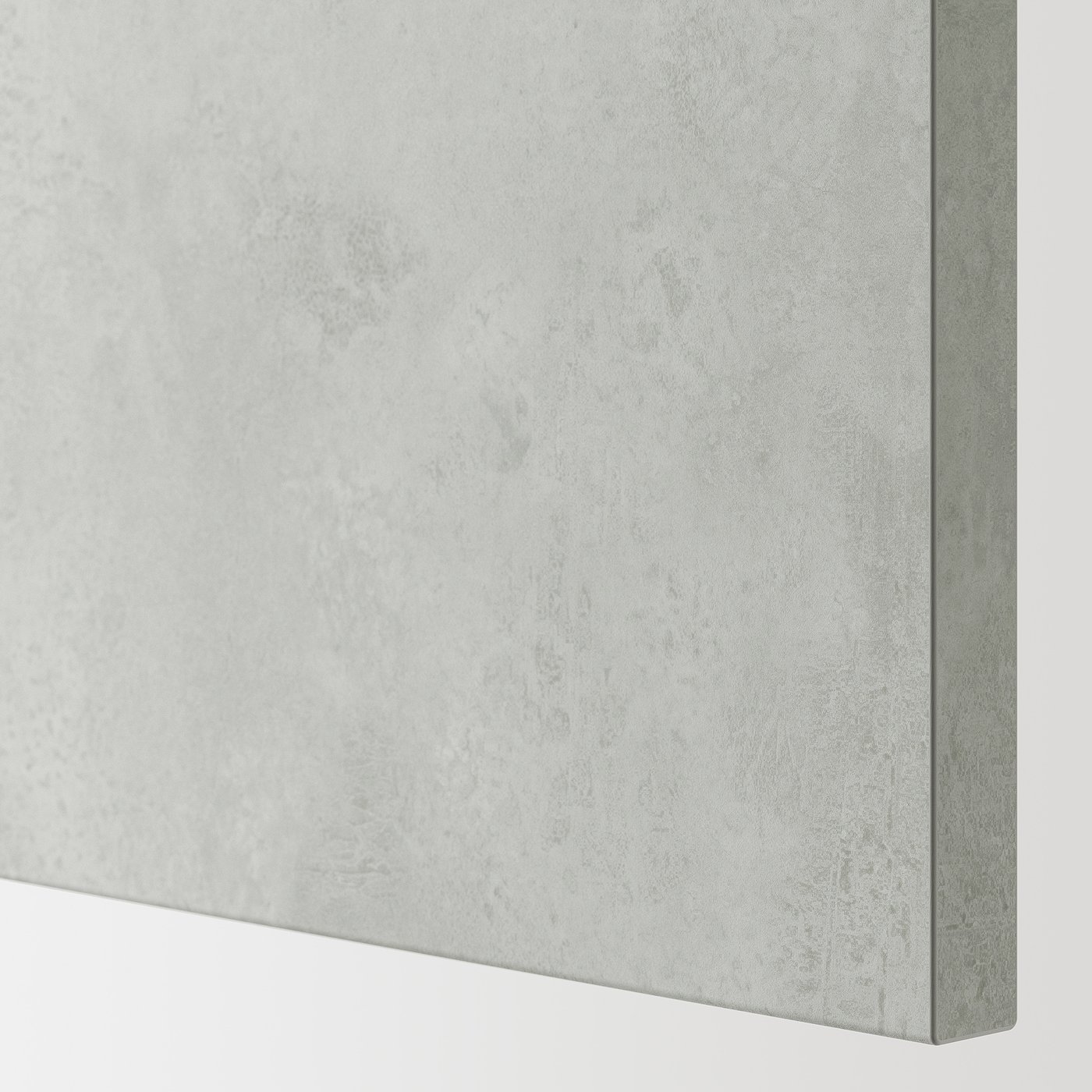 ENHET Kitchen, white/concrete effect, 243x63.5x241 cm