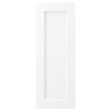ENKÖPING: white cabinet door, rectangular, simple frame, wood-effect foil, smooth surface.