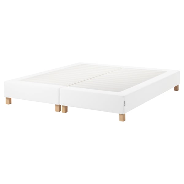 ESPEVÄR slatted mattress base with legs, white, 180x200 cm IKEA