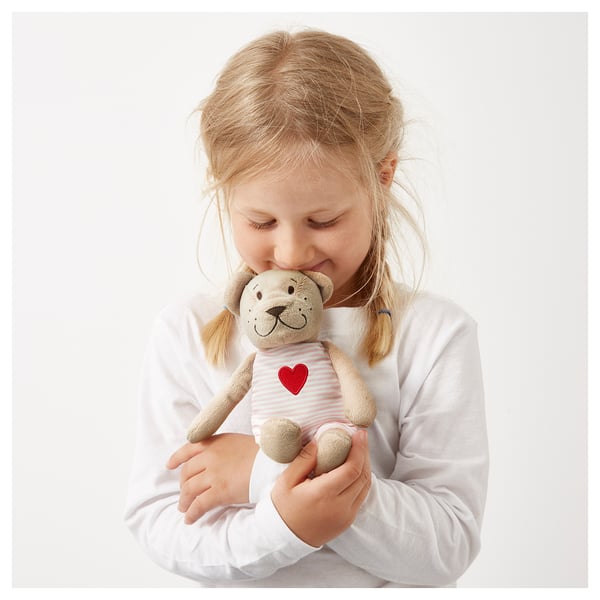 FABLER BJÖRN Soft toy, pink, 21 cm