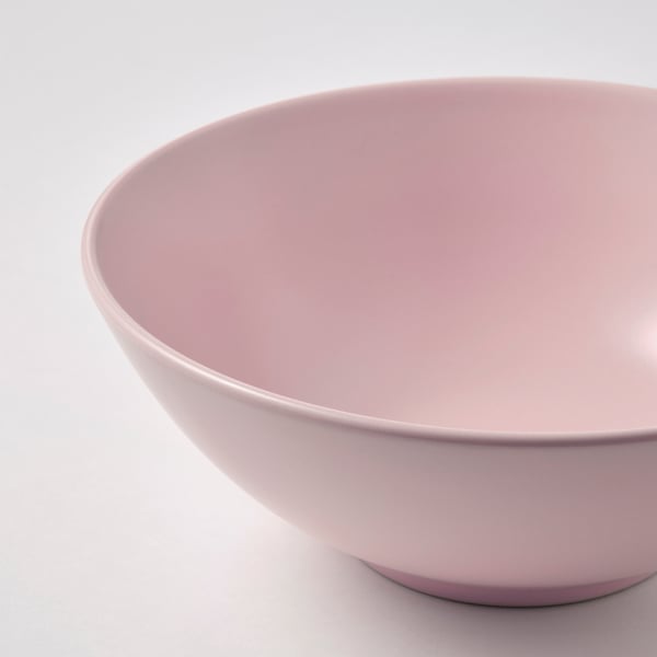 FÄRGKLAR 18-piece service, matt light pink