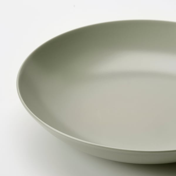 FÄRGKLAR Serving bowl, matt green, 30 cm