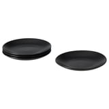 FÄRGKLAR Side plate, matt dark grey, 20 cm