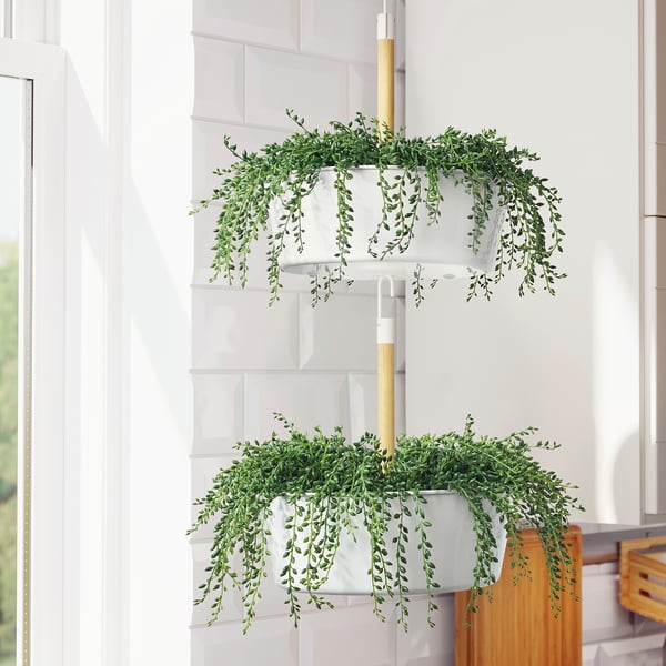 FEJKA Artificial potted plant, in/outdoor String of beads, 9 cm