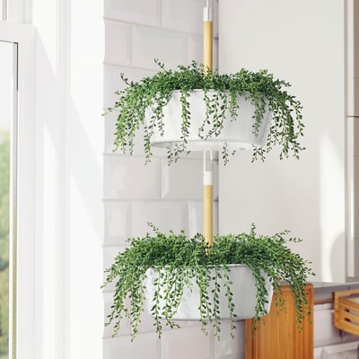 FEJKA Artificial potted plant, in/outdoor String of beads, 9 cm