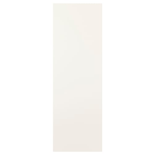 A beige FONNES cabinet door with a simple, rectangular design. Made from particleboard and paper foil, it has a clean, minimalist look.