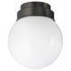 Option: FRIHULT Ceiling/wall lamp, black