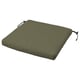 Option: FRÖSÖN Cover for chair cushion, outdoor/dark beige-green, 44x44 cm