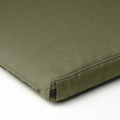 FRÖSÖN/DUVHOLMEN Chair cushion, outdoor, dark beige-green, 44x44 cm