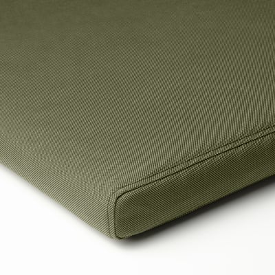 FRÖSÖN/DUVHOLMEN Chair cushion, outdoor, dark beige-green, 50x50 cm