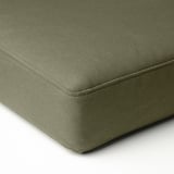 FRÖSÖN/DUVHOLMEN Seat cushion, outdoor, dark beige-green, 62x62 cm