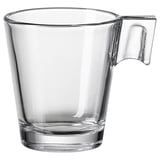 GOTTFINNANDE Espresso cup, clear glass, 8 cl