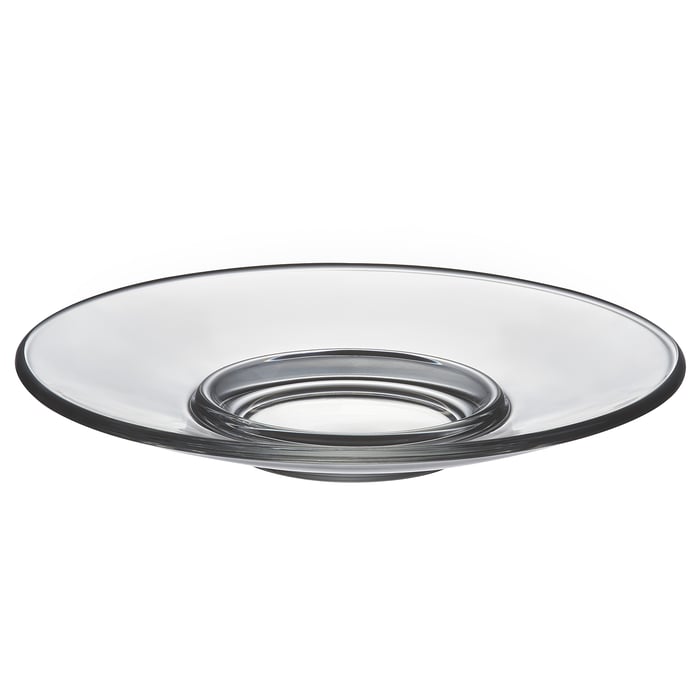 GOTTFINNANDE saucer, clear glass, 12 cm IKEA