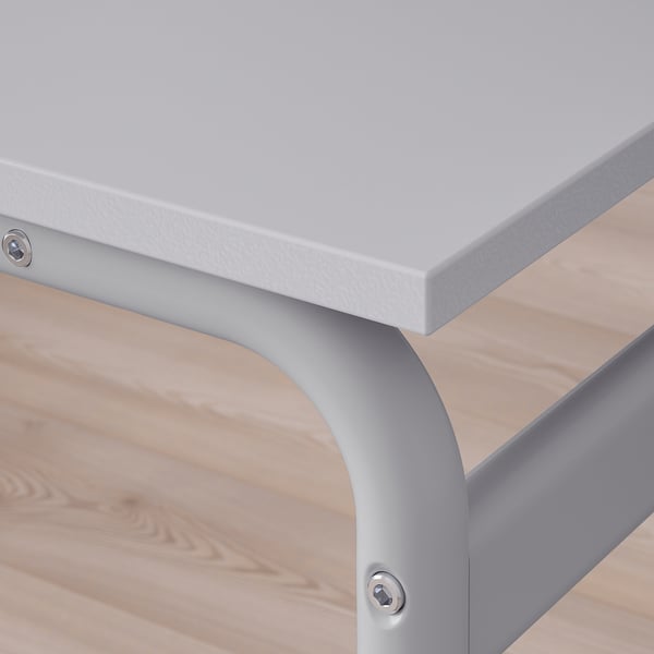 GRÅSALA / ADDE Table and 2 chairs, grey grey/black, 67 cm