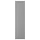GULLABERG Door with hinges, grey, 50x195 cm