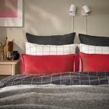GURLI Cushion cover, red, 40x58 cm