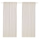 HANNALILL Curtains, 1 pair, beige, 145x300 cm