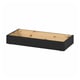HAVSTA Plinth, black, 81x37x12 cm