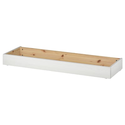 HAVSTA wooden storage plinth in natural finish.