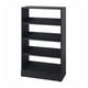 HAVSTA Shelving unit with plinth, black, 81x37x134 cm