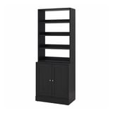 HAVSTA Storage combination, black, 81x47x212 cm