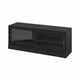 HAVSTA TV bench with plinth, black, 160x47x62 cm